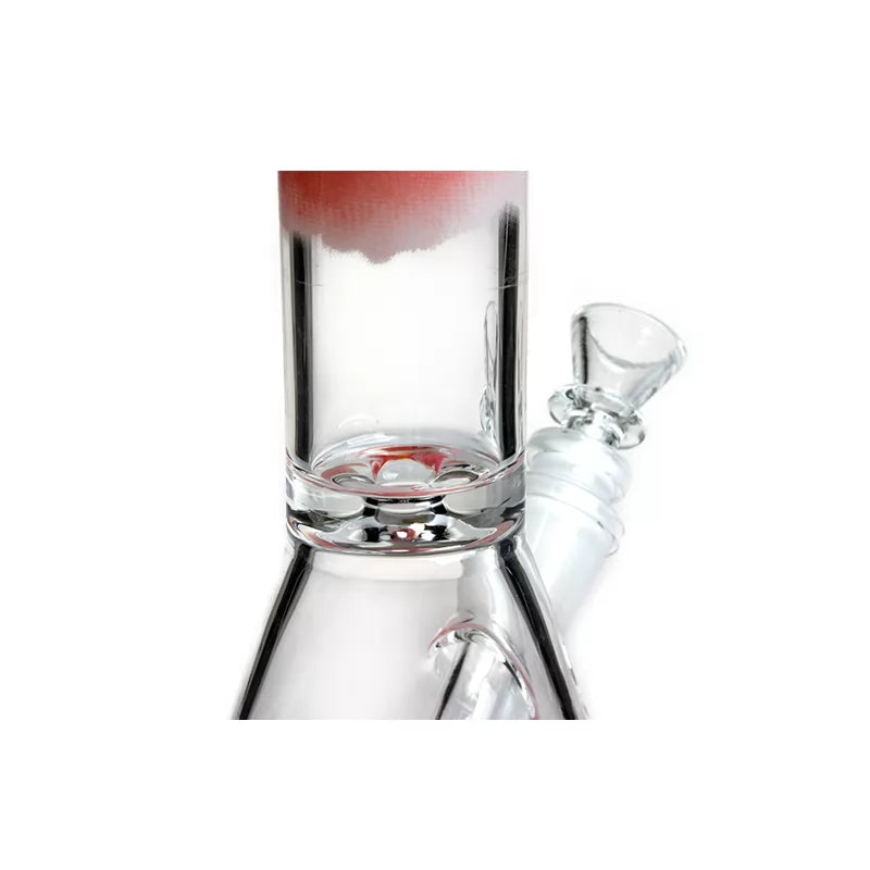 Phoenix Star - Waterpipe, Glass, 25cm Beaker, Spray Paint Design Ice Catcher