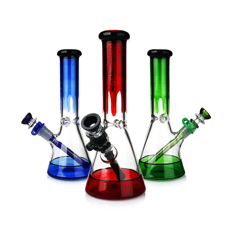 Phoenix Star - Waterpipe, Glass, 25cm Coloured Drip Ice Catcher