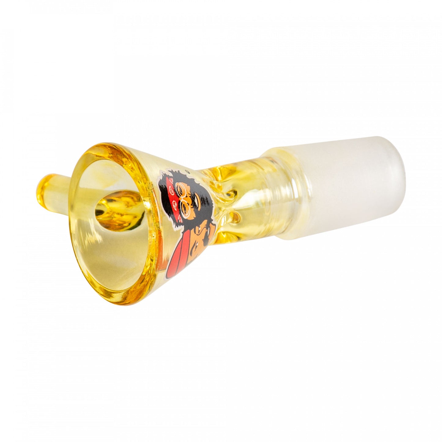 Cheech & Chong - Flower Bowl, Glass, 14mm Pull Out