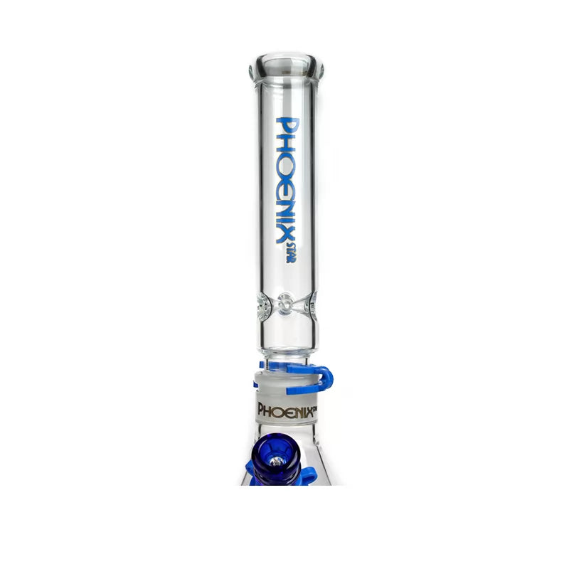 Phoenix Star - Waterpipe, Glass, 40cm Double Beaker Bong