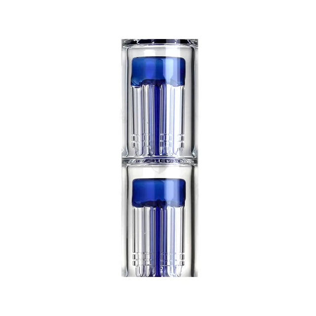 Phoenix Star - Waterpipe, Glass, 45cm Beaker with Ice Catcher, Splash Guard and Double 8 Arm Percolators