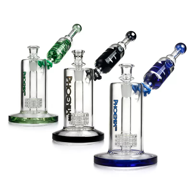 Phoenix Star - Waterpipe, Glass, 20cm Matrix Percolator with Freezable Coil
