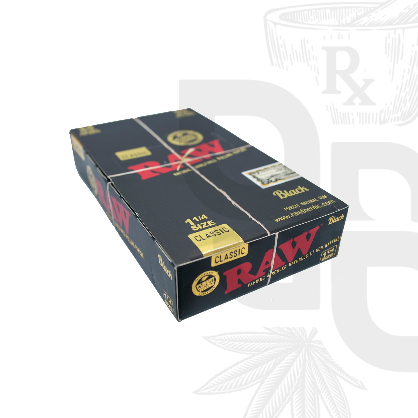 RAW - 'Black', 1-1/4" Papers