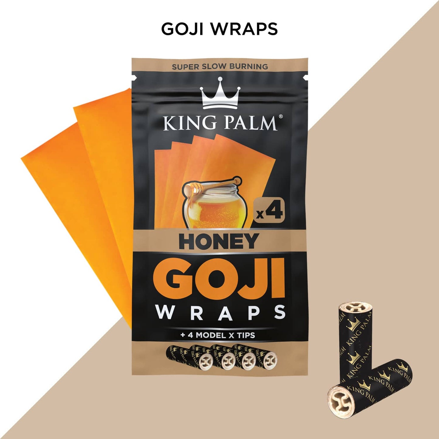 King Palm - Goji Wraps, Pack of 4