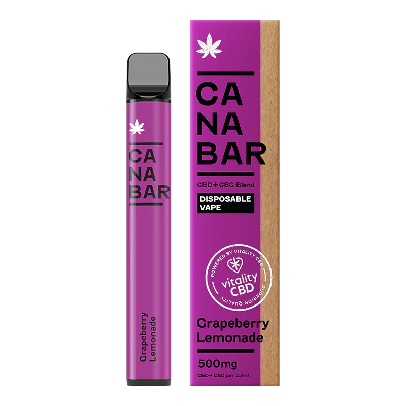 CANABAR - CBD+CBG Disposable Vape, 500mg