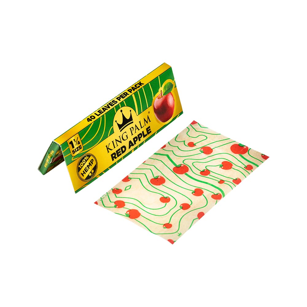 King Palm - Flavored Hemp Rolling Papers, 1-1/4 Size