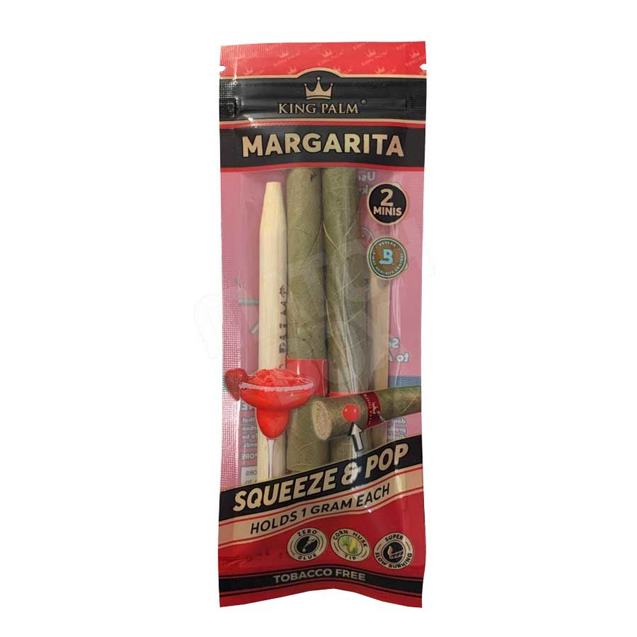 King Palm - Flavored Rolls, Minis (1g), Pack of 2