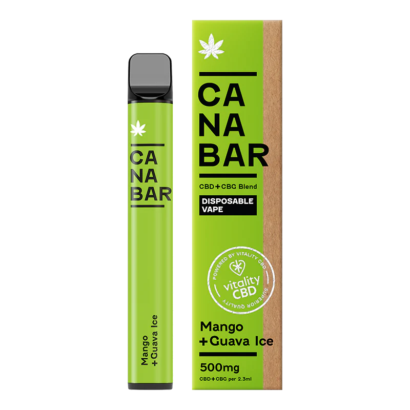 CANABAR - CBD+CBG Disposable Vape, 500mg