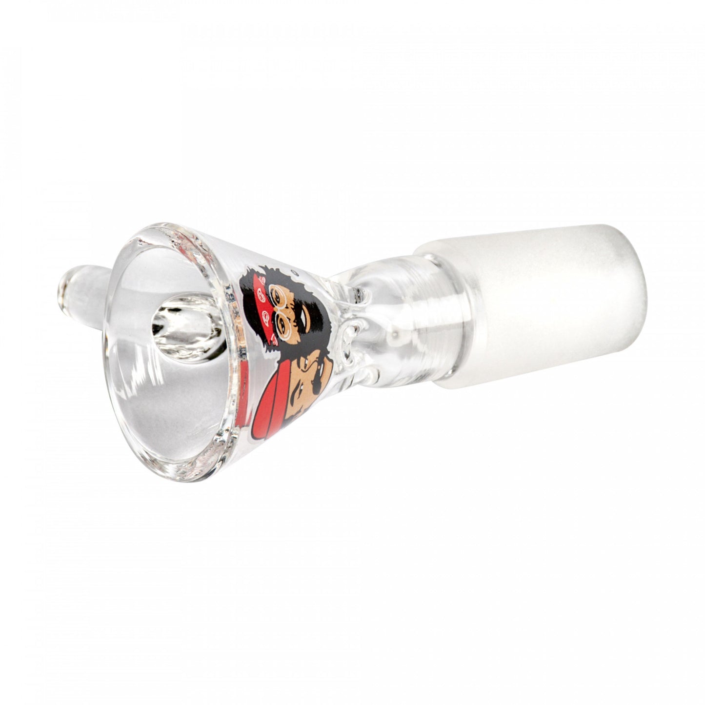 Cheech & Chong - Flower Bowl, Glass, 14mm Pull Out