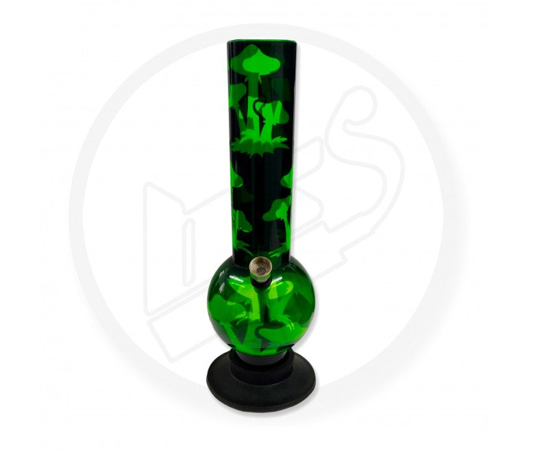 Waterpipe, Acrylic, - 30cm Bubble, Mushroom