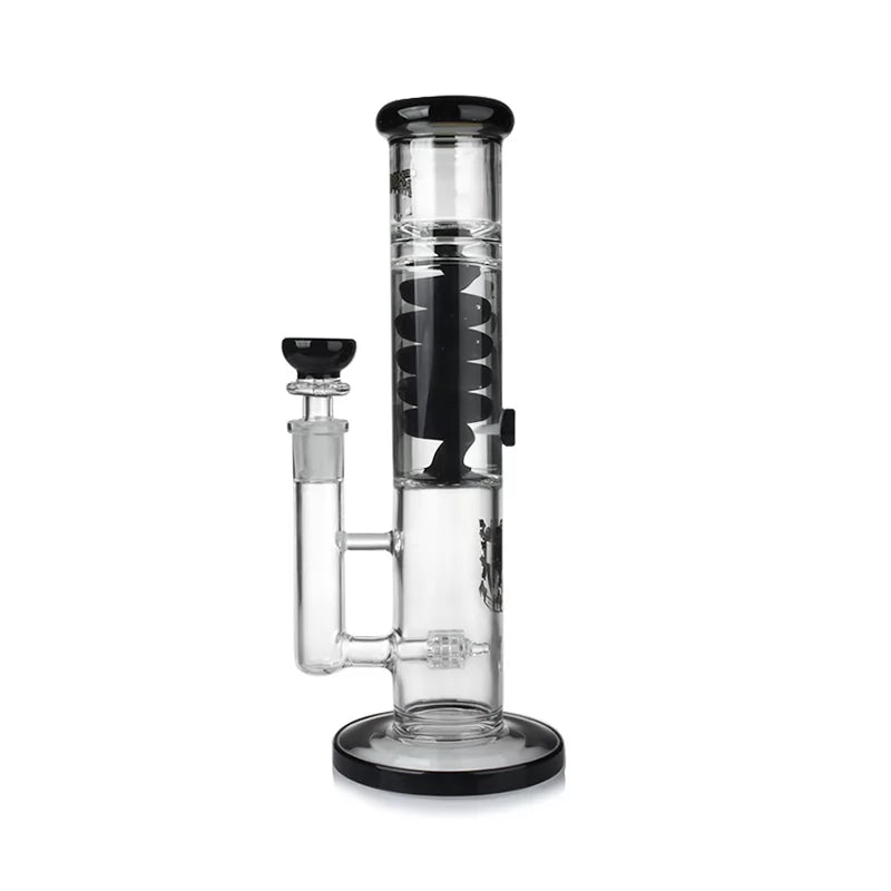 Phoenix Star- Waterpipe, Glass, 25cm Straight, Freezable Coil