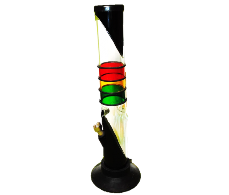 Waterpipe, Acrylic, Funky Rasta Band - 30cm