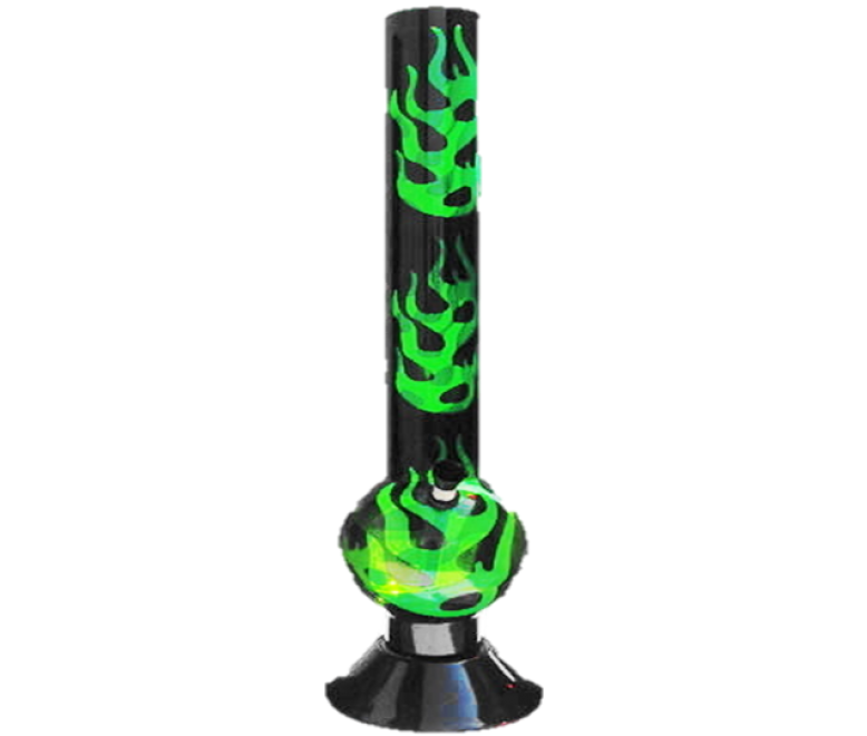 Waterpipe, Acrylic - 40cm Bubble, Flames