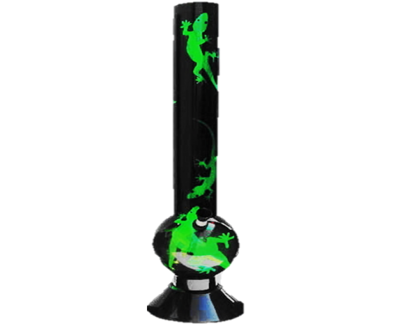 Waterpipe, Acrylic - 40cm Bubble, Lizard