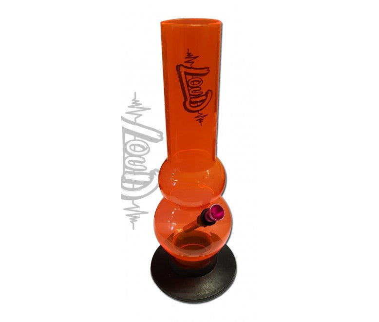 LOUD - Acrylic Waterpipe, 30cm Double Bubble