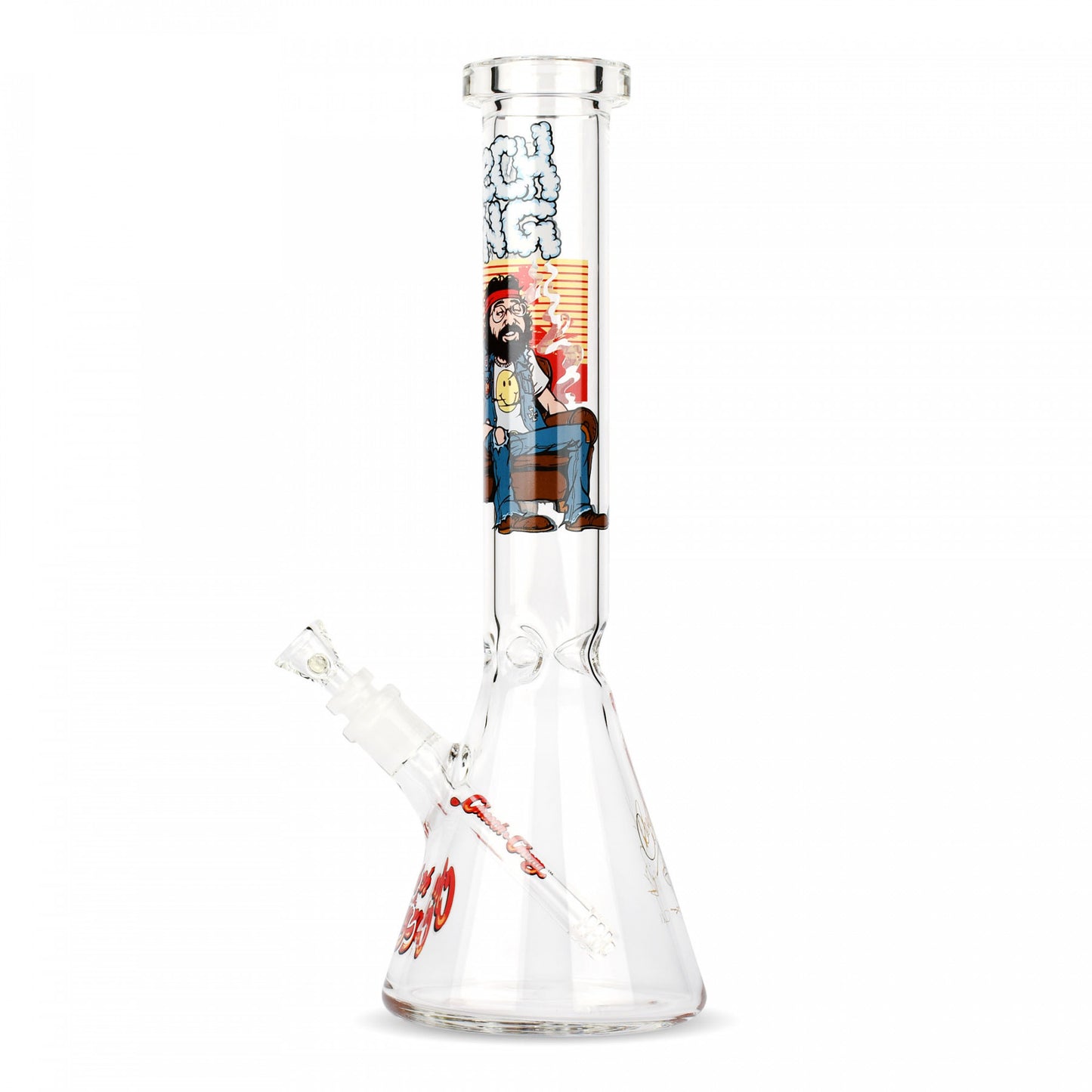 Cheech & Chong - Waterpipe, 38cm Glass Beaker - Couched