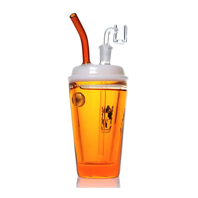 Phoenix Star - Waterpipe, Glass, 21cm Coffee Style Dab Rig