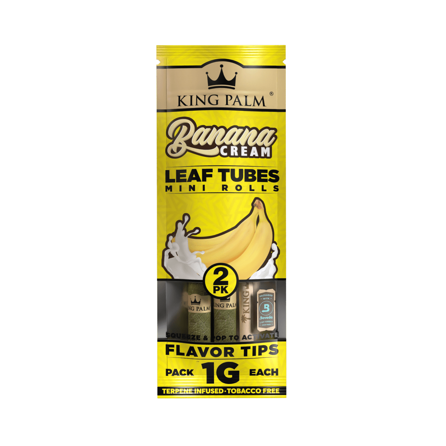 King Palm - Flavored Rolls, Minis (1g), Pack of 2