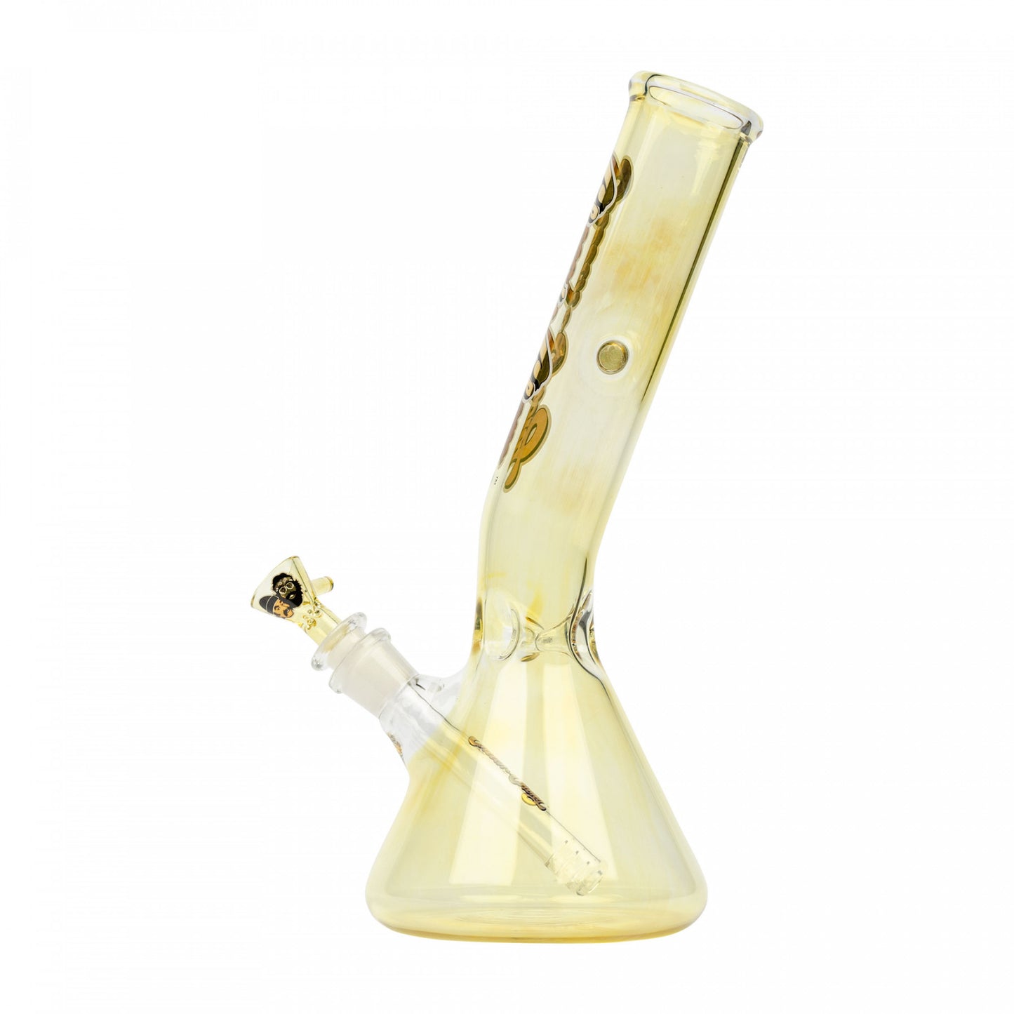 Cheech & Chong - Waterpipe, 30cm Glass Leaner Beaker w/ Magnet - Basketball Jones