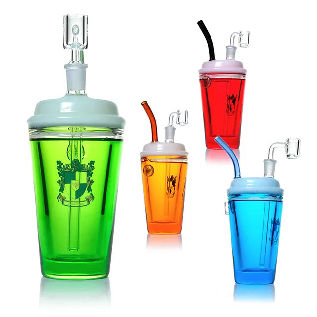 Phoenix Star - Waterpipe, Glass, 21cm Coffee Style Dab Rig