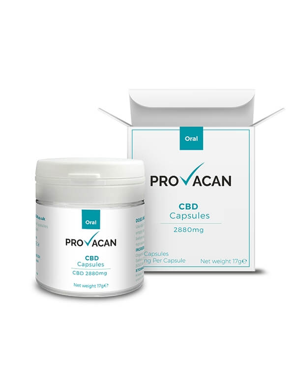 Provacan - CBD Capsules, 30ct, 180mg -> 2880mg