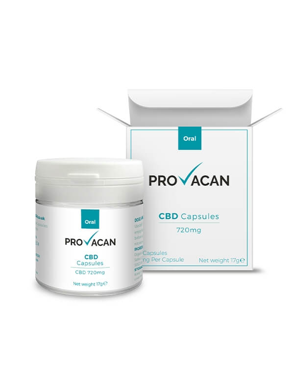Provacan - CBD Capsules, 30ct, 180mg -> 2880mg