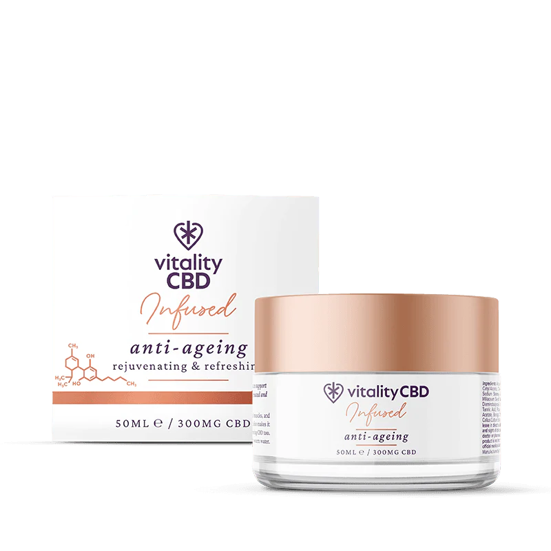 Vitality CBD - Infused: Anti-Ageing Cream - 50mL, 300mg