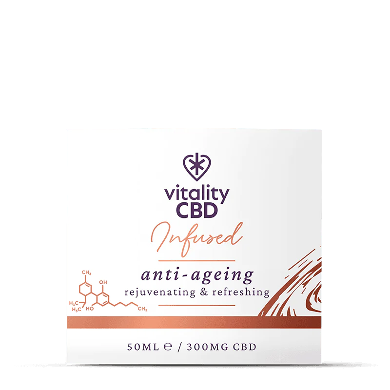 Vitality CBD - Infused: Anti-Ageing Cream - 50mL, 300mg