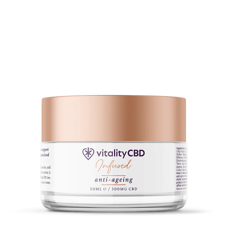 Vitality CBD - Infused: Anti-Ageing Cream - 50mL, 300mg