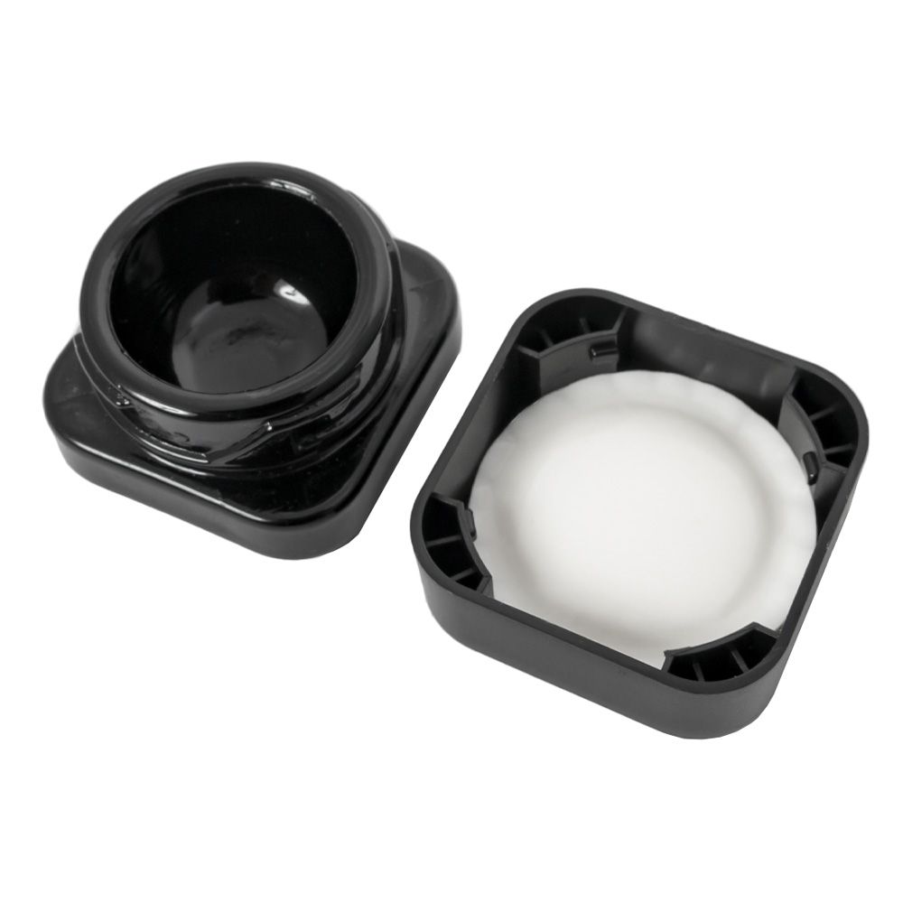 Container - 5ml Square Glass Concentrate Jar