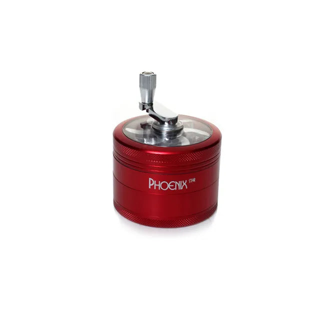 Phoenix Star - Grinder, 63mm 4-pc with Hand Crank
