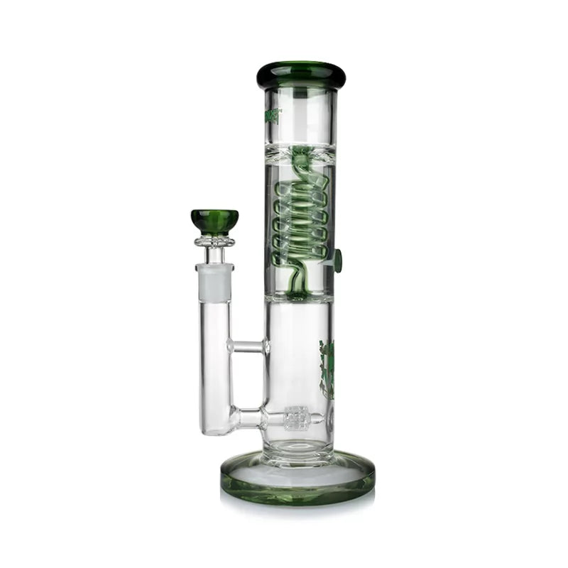 Phoenix Star- Waterpipe, Glass, 25cm Straight, Freezable Coil