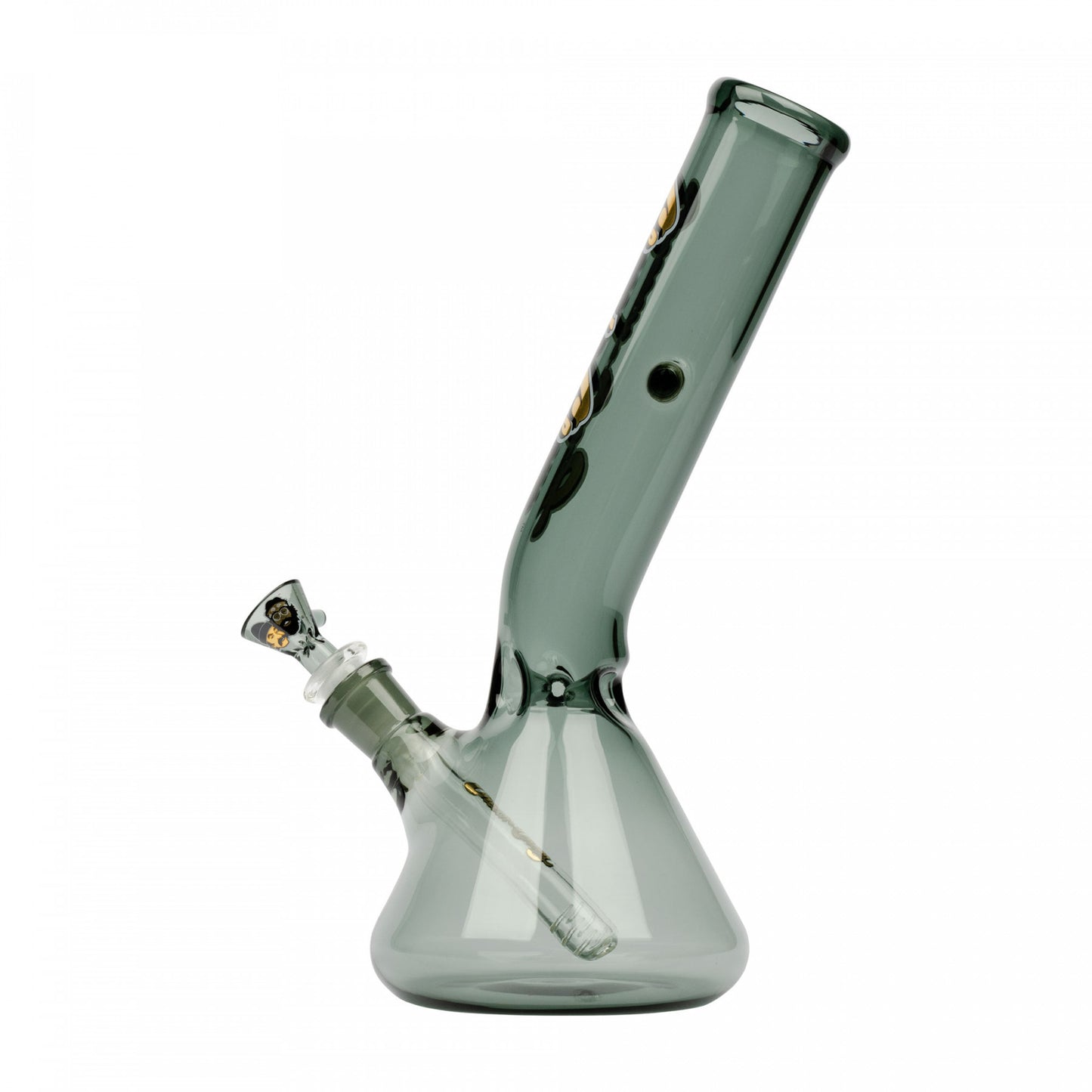 Cheech & Chong - Waterpipe, 30cm Glass Leaner Beaker w/ Magnet - Basketball Jones