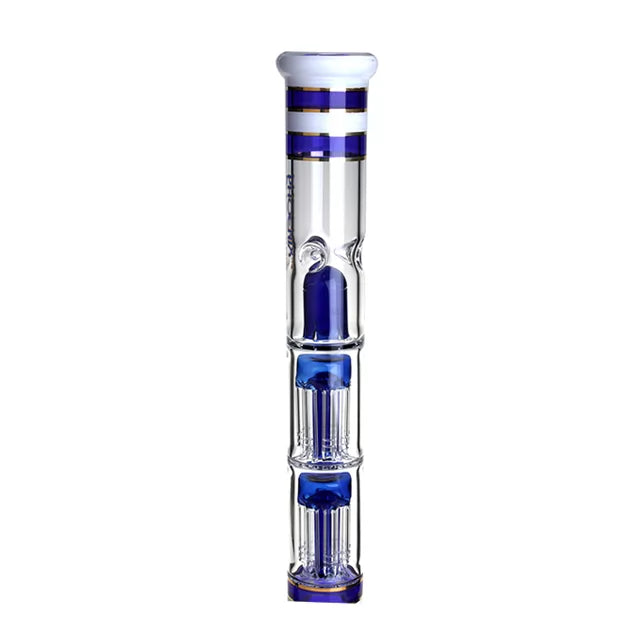 Phoenix Star - Waterpipe, Glass, 45cm Beaker with Ice Catcher, Splash Guard and Double 8 Arm Percolators