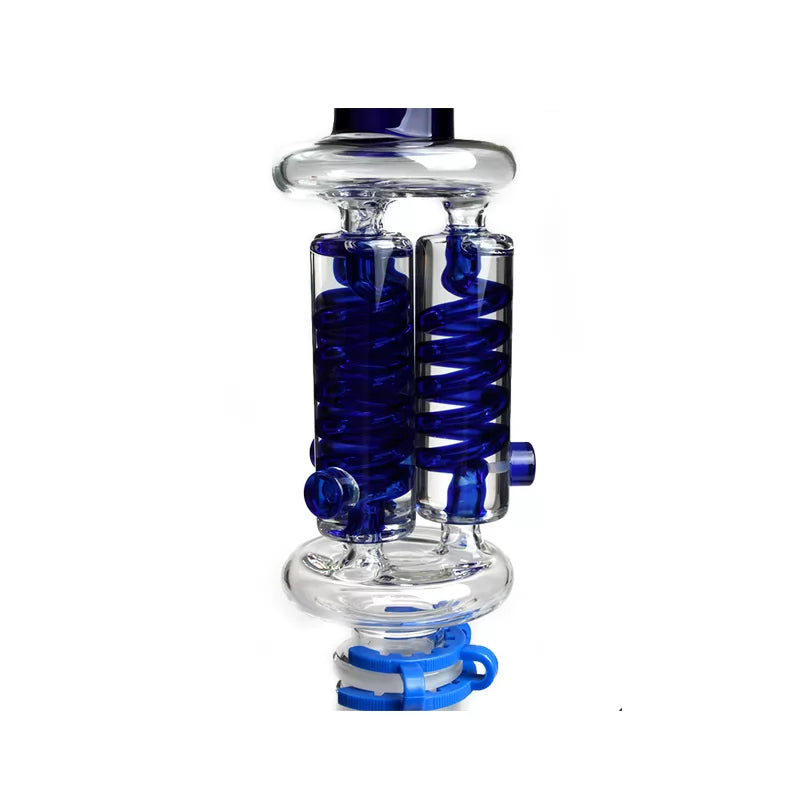 Phoenix Star - Waterpipe, Glass, 40cm Beaker with Triple Freezable Coil