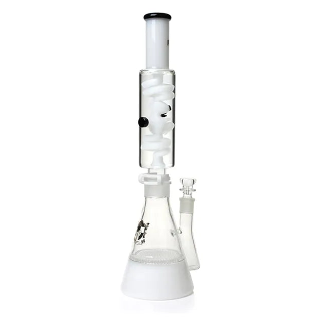 Phoenix Star - Waterpipe, Glass, 45cm Honeycomb Percolator with Freezable Alien Coil