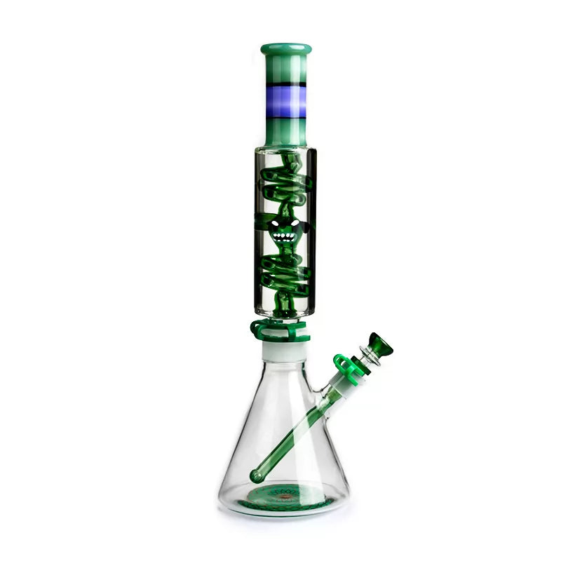 Phoenix Star - Waterpipe, Glass, 45cm Ninja Turtle Design with Freezable Coil