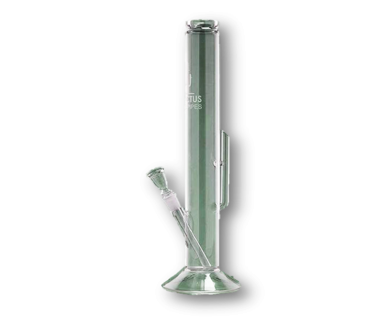 Waterpipe, Glass, Cactus Straight - 46cm
