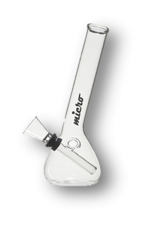 Glass Waterpipe, 16cm - Micro Leaner
