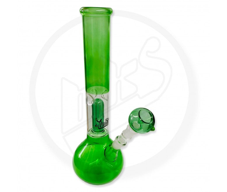 Waterpipe, Glass - 30cm Bubble Percolator, LOUD