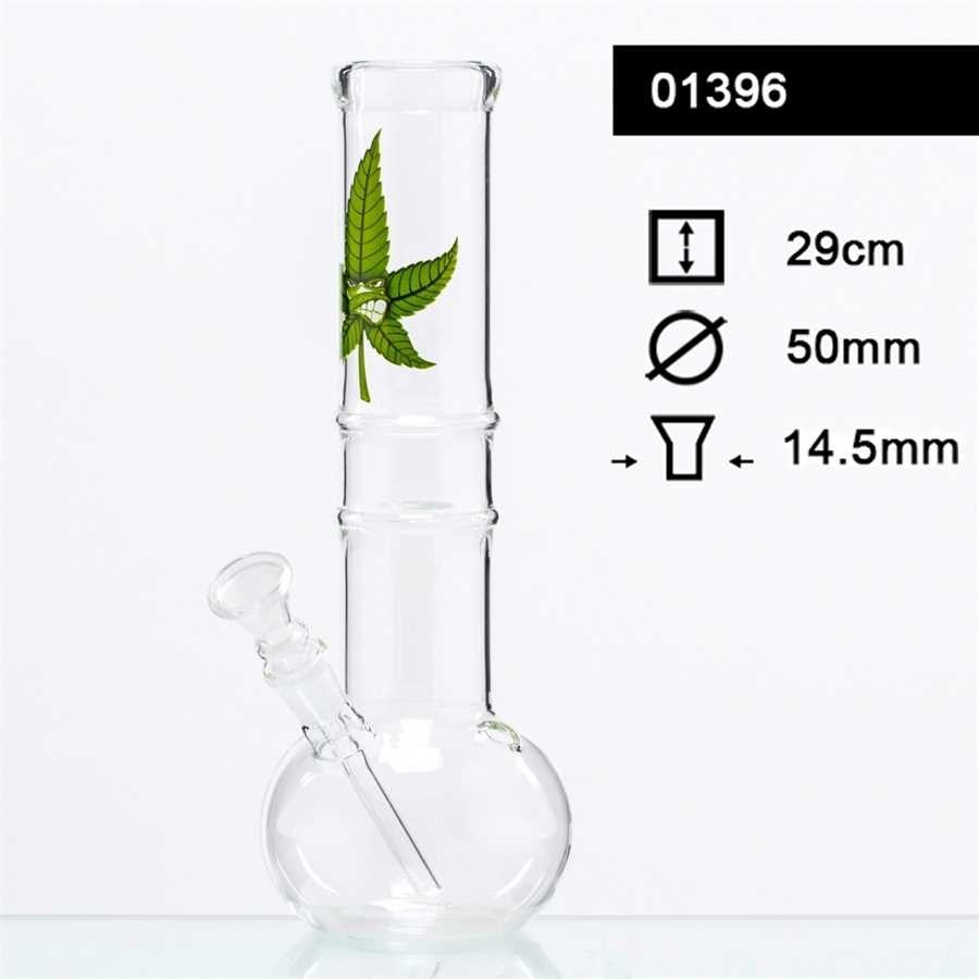 Waterpipe, Glass - 29cm Bubble, Cannaleaf