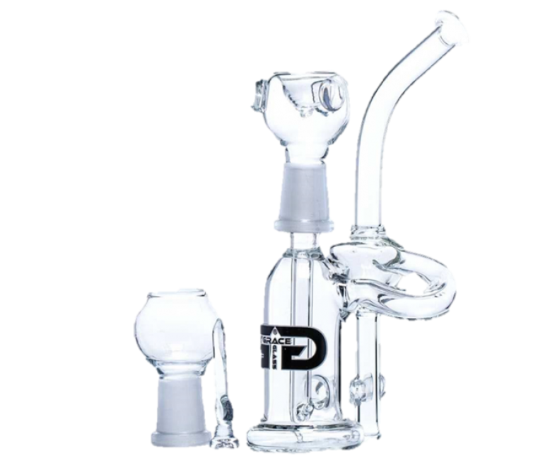 Grace Glass - Bubbler Recycler, 15cm