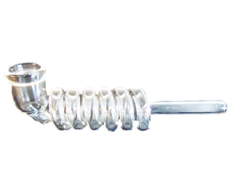 Pipe, Glass - 15cm, Spiral