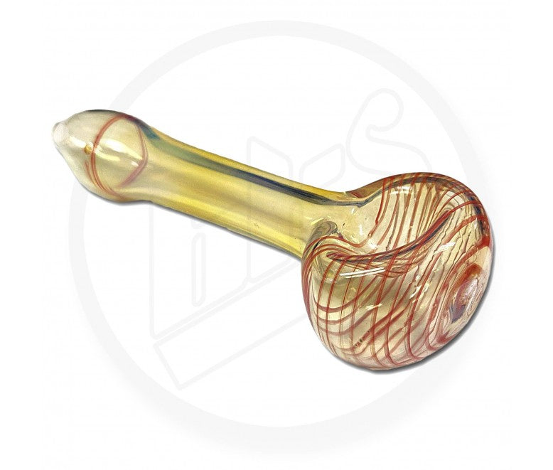 Pipe, Glass - 13cm, Spoon