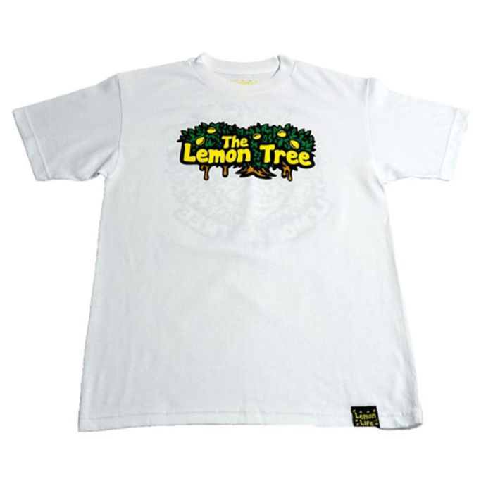 Lemon Tree Dripping T-Shirt - White