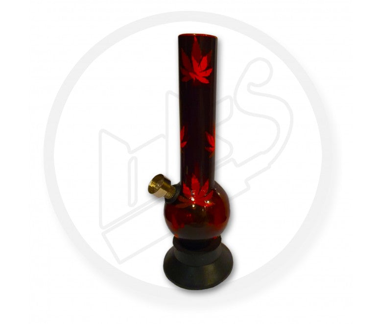 Waterpipe, Acrylic, Mini Leaf Bubble - 20cm