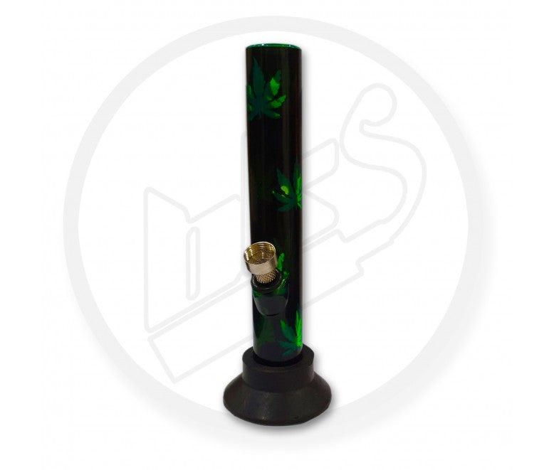 Waterpipe, Acrylic, Mini Leaf Straight - 20cm
