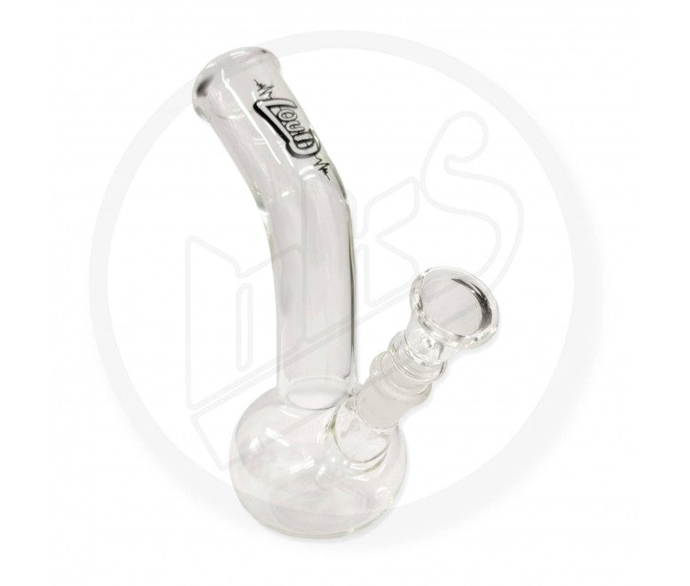 Waterpipe, Glass, LOUD Bubble Leaner - 16cm
