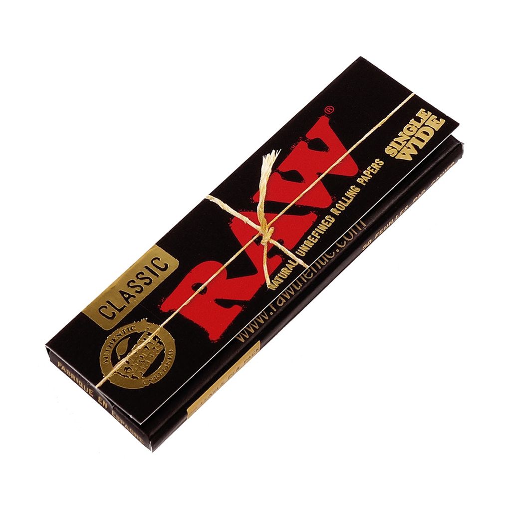 RAW - 'Black', Single Wide Papers