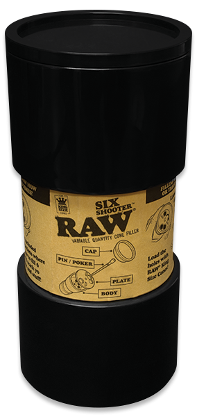 RAW - Six Shooter, Kingsize Multi-Cone Loader